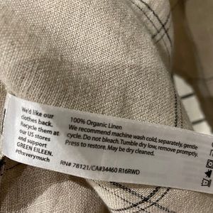 Organic linen top